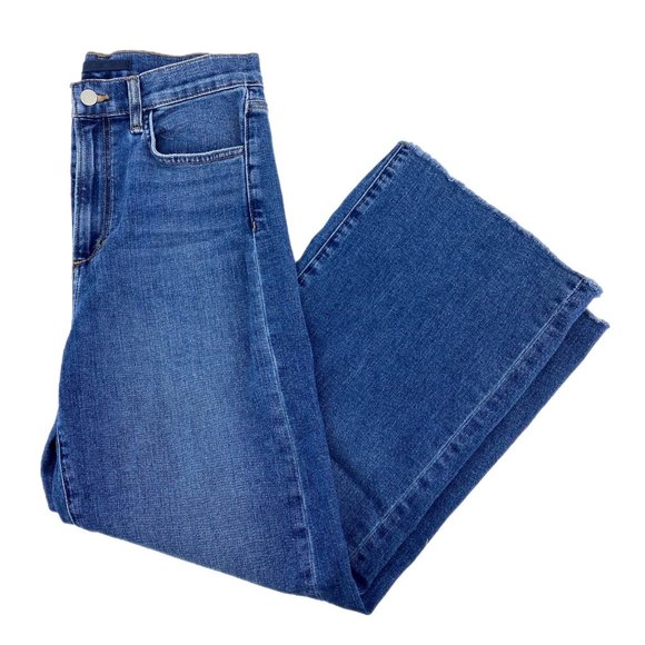 Joe's Jeans Denim - Joe's Jeans Blue High-Rise Wide-Leg Jeans | Made in Mexico